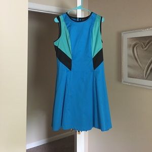 Color block dress. New without tags. Never worn