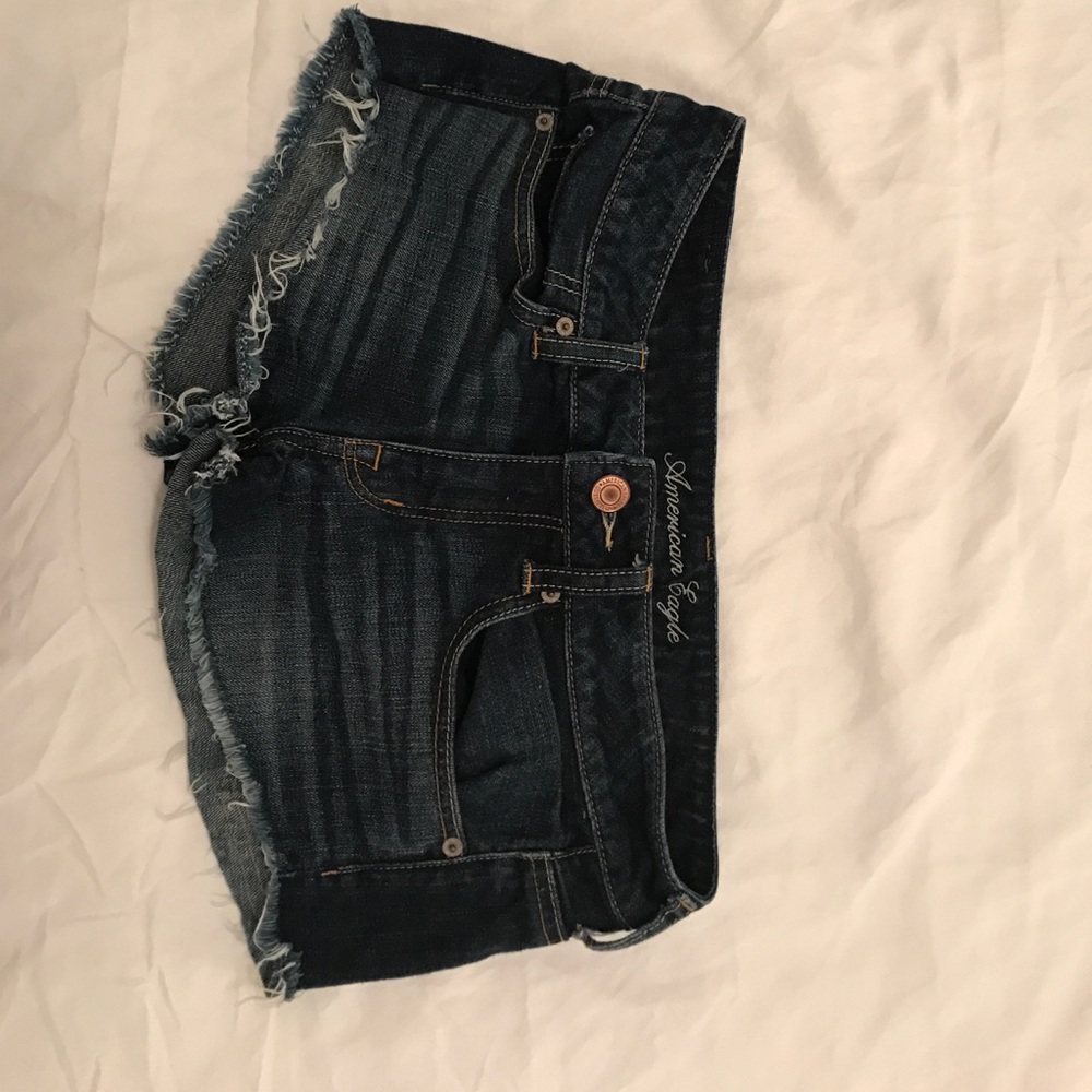Dark Wash Denim Cutoffs from American Eagle - Picture 2 of 3