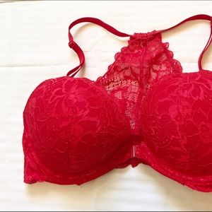 Victoria secret (Pink) 34 DD red lace bra