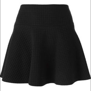 Alice + Olivia Drop Waist Quilted Mini Skirt