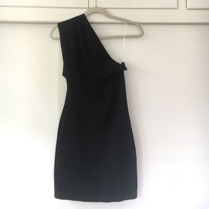 American Apparel One Shoulder Mini Dress