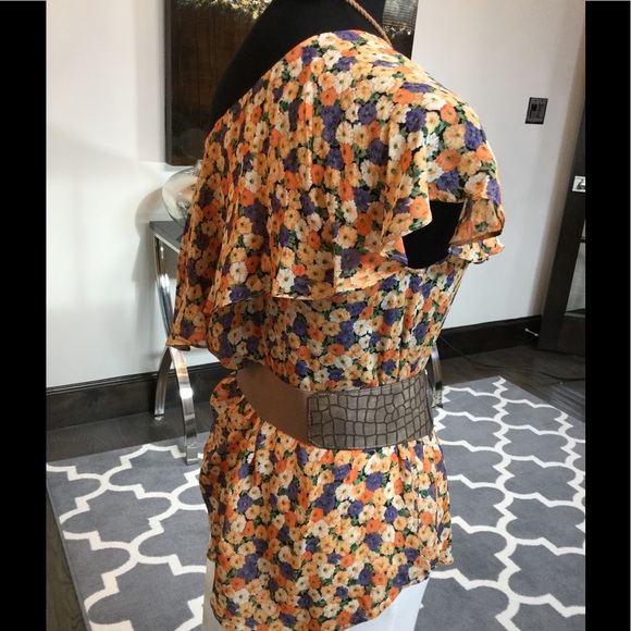 Maple One Shoulder Blouse - Picture 7 of 8