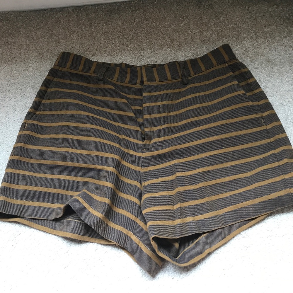 Madewell brand stripe shorts