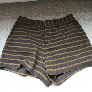 Madewell brand stripe shorts