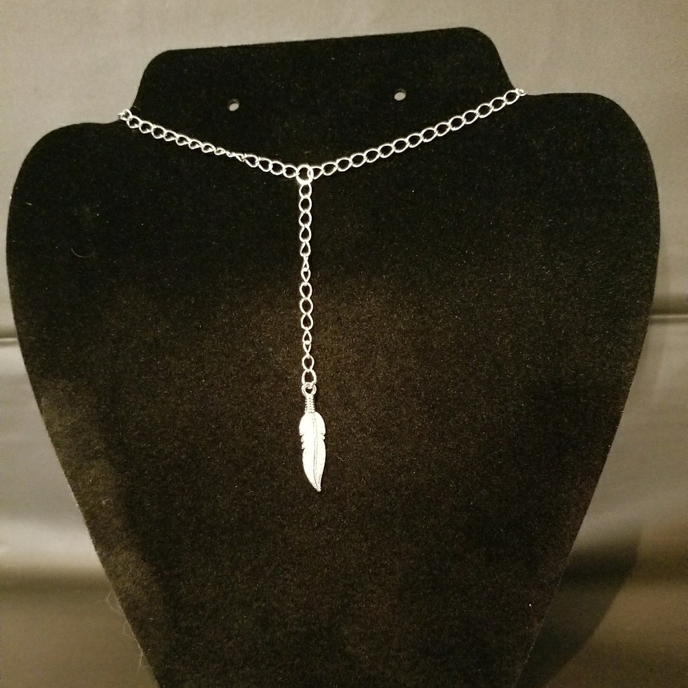 DaniRogue Feather Choker Necklace