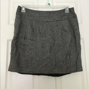 LOFT Heather gray business skirt