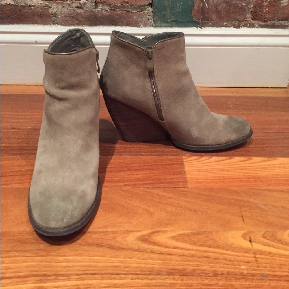 Suede Ankle Booties