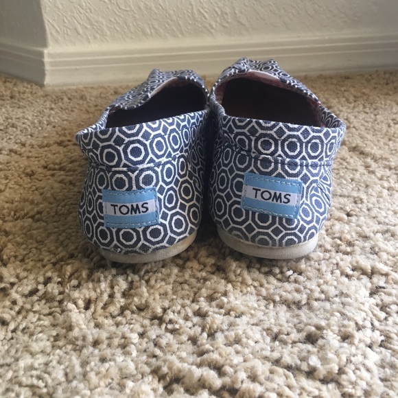 Blue Patterned TOMS - Picture 2 of 2