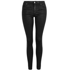 TOPSHOP moto coated Leigh