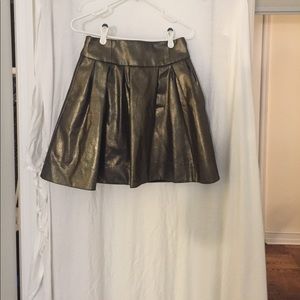Metallic skirt