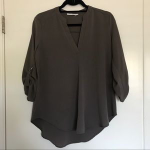 Lush Roll Tab Blouse