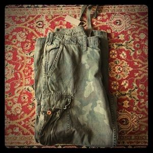 Green Camo Cargo Pants