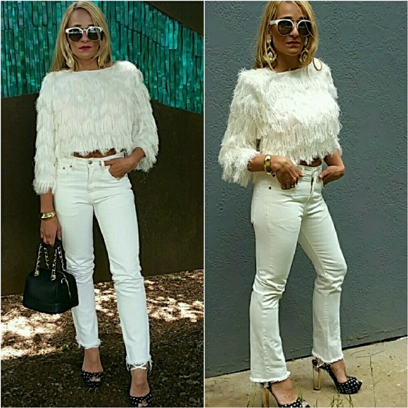 SASSY FRINGED DETAIL TOP - Picture 3 of 4