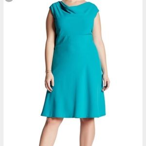 Tahiri A-Line Cowl Neck Dress