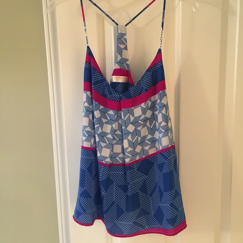 T-strap colorful top