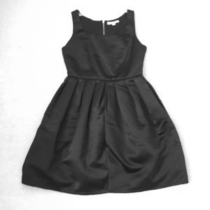 Forever 21 black silky party dress