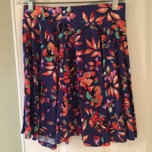 Urban Outfitters Floral Skater Skirt