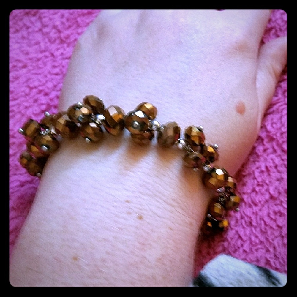 🤠🤠Brown beaded Stretch Bracelet🤠🤠