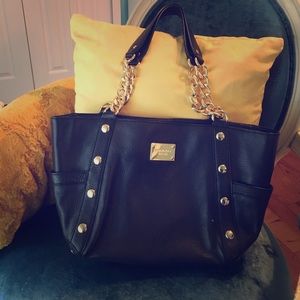 Black and Gold Michael Kors Bag