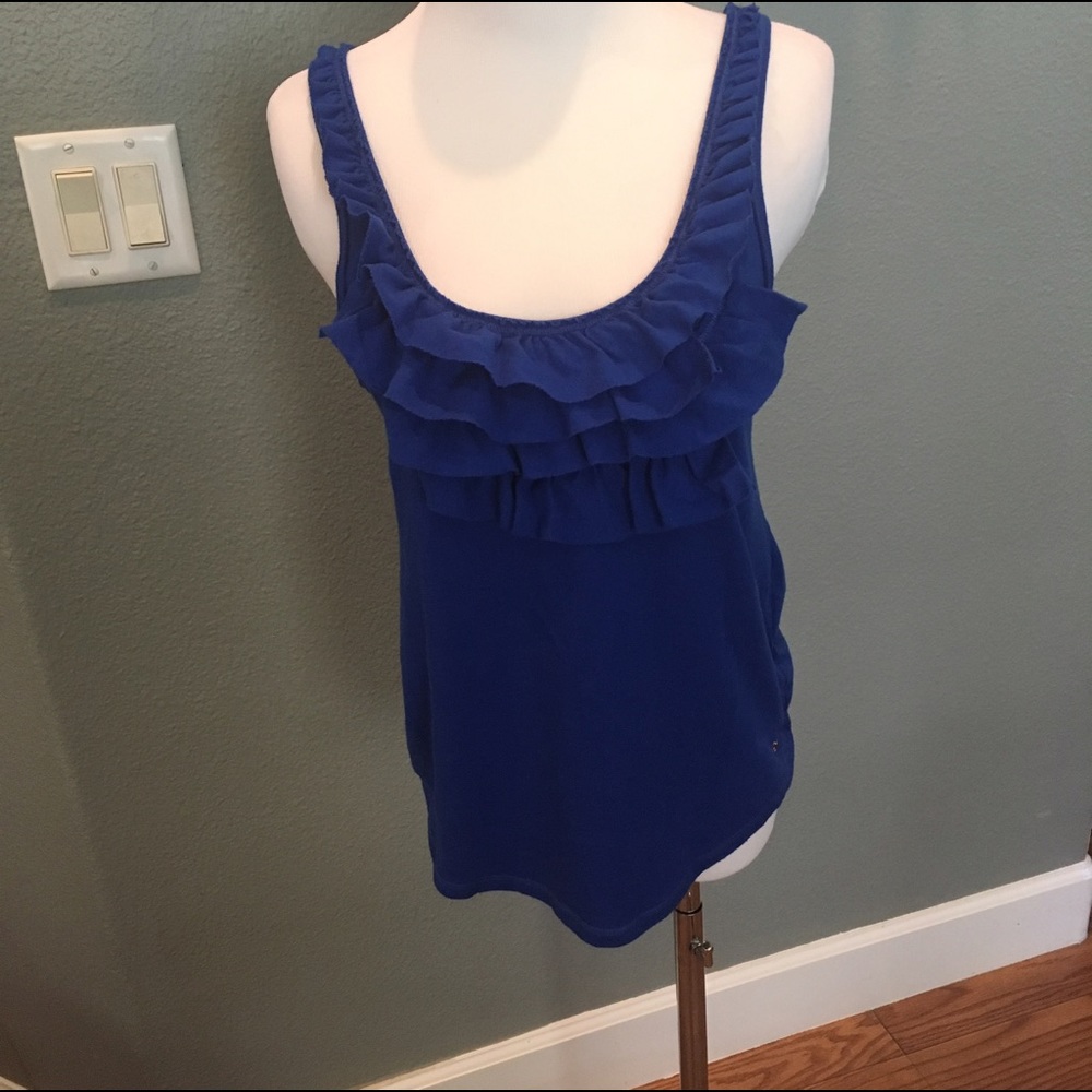 Hollister ruffled tank