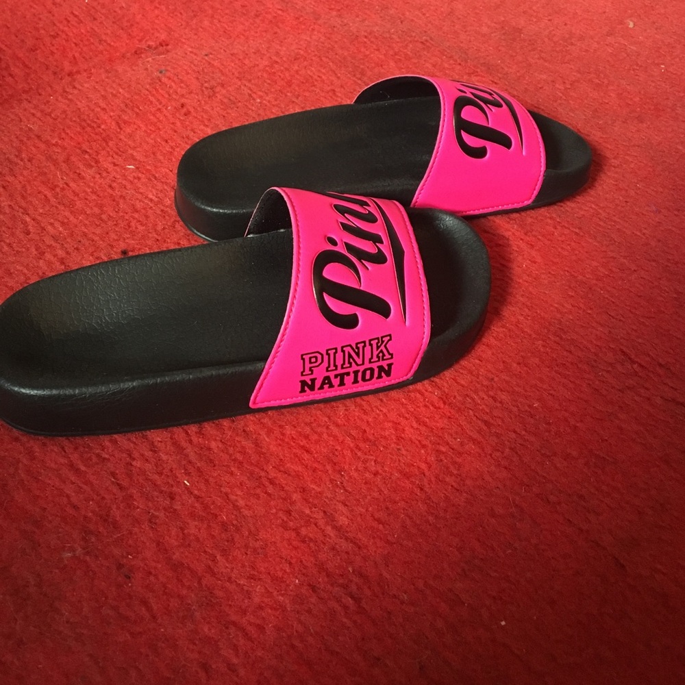 Pink Victoria's Secret Slides