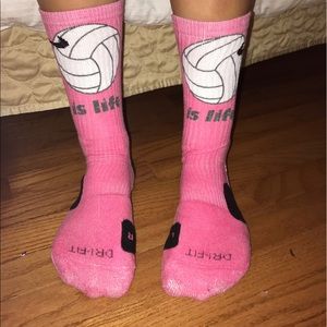 Nike elite volleyball is life socks