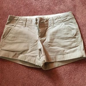 Old navy khaki shorts. Size 2