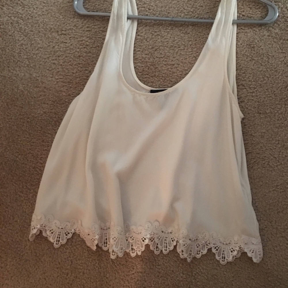 Lace Trim Tank
