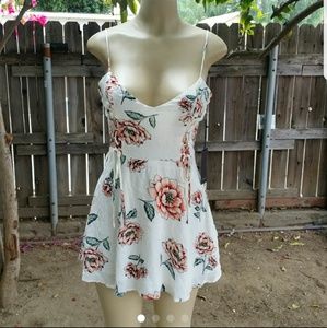 5 for $25 NWT F21 White and Peach Floral Sundress