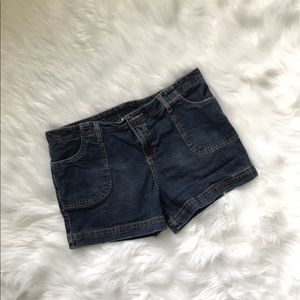 Motherhood maternity jean shorts size small