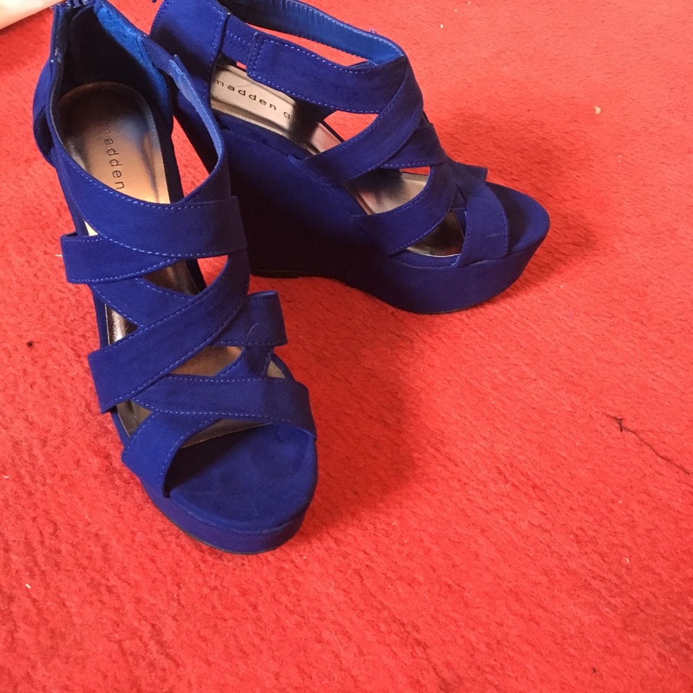 Blue High Heels