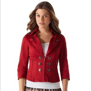 WHBM Red Cotton jacket