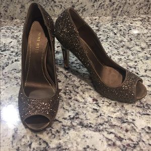 Nine West Copper Peep Toes
