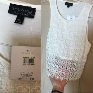 Top shop lace top