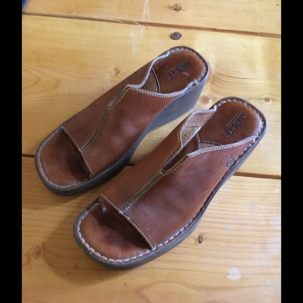 Born brown mules
