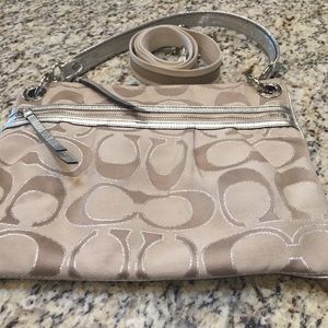Coach convertible satchel/cross-body
