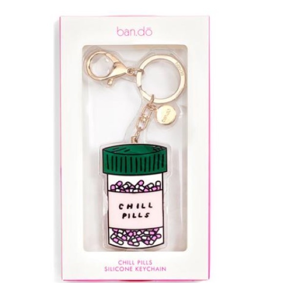 Ban.do bando chill pill keychain NEW - Picture 5 of 7