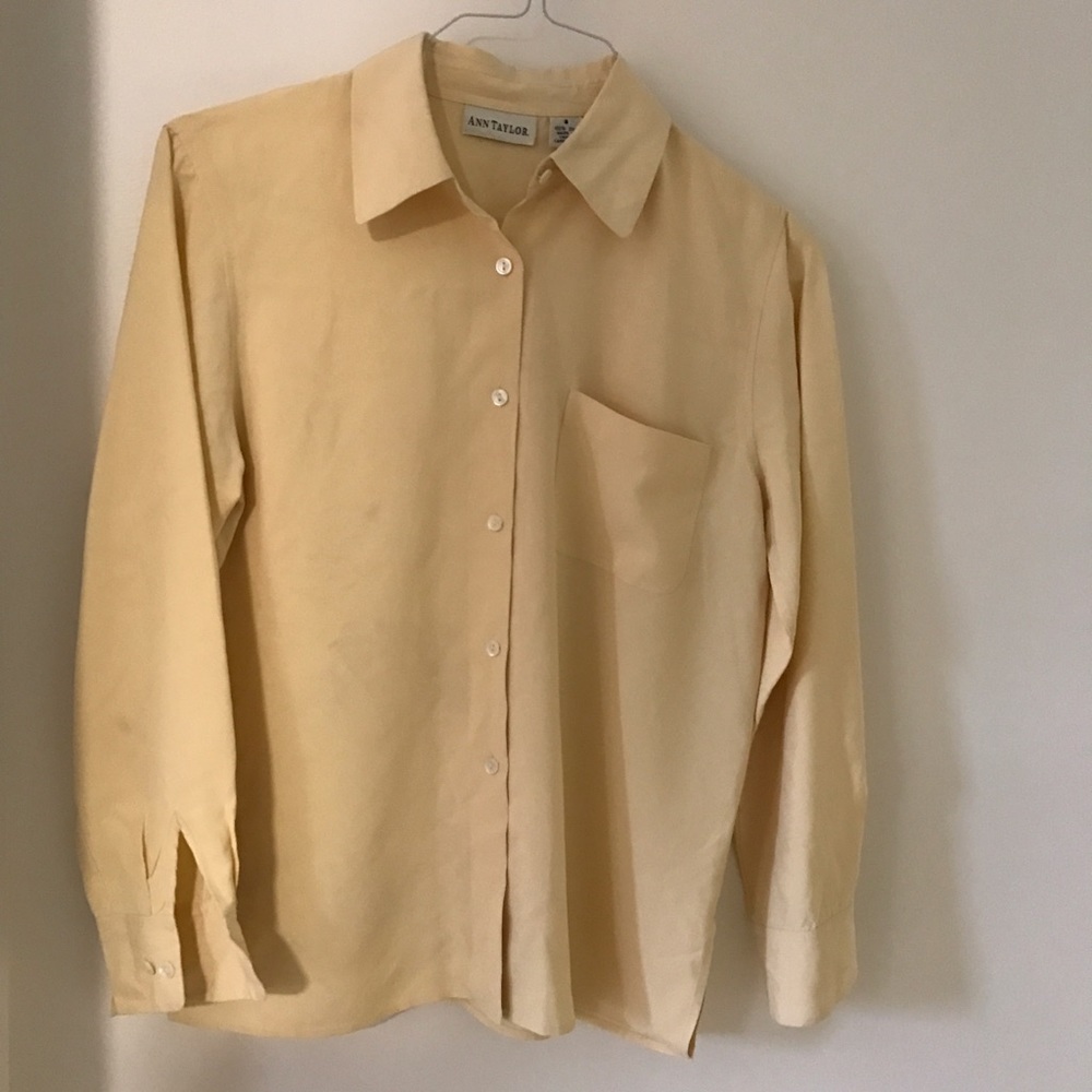 Silk Yellow Blouse