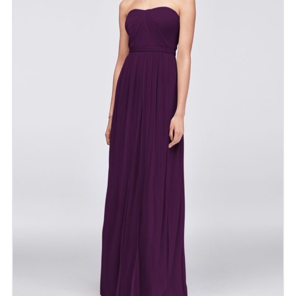 David's Bridal Versa Convertable Mesh Dress