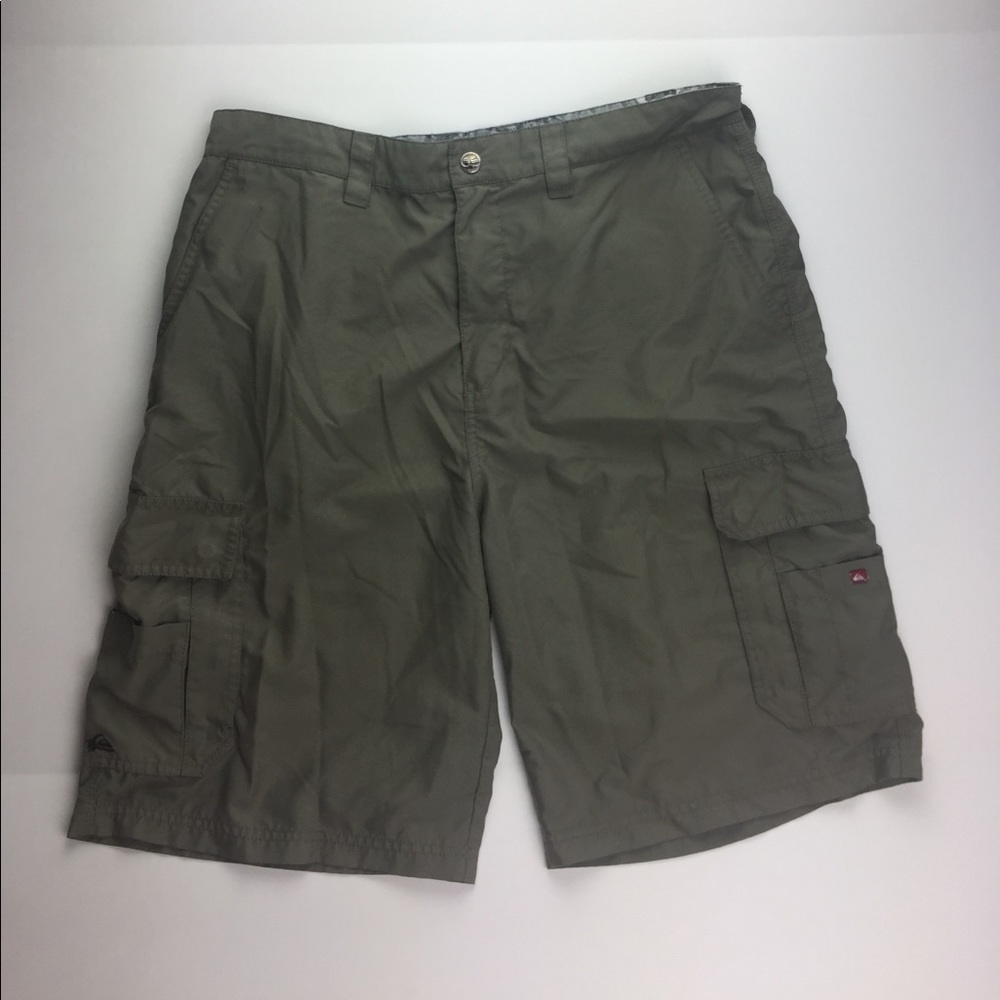 Quicksilver Mens Swim Shorts Cargo Snap Closure 34