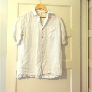 Men's Linen Button Down