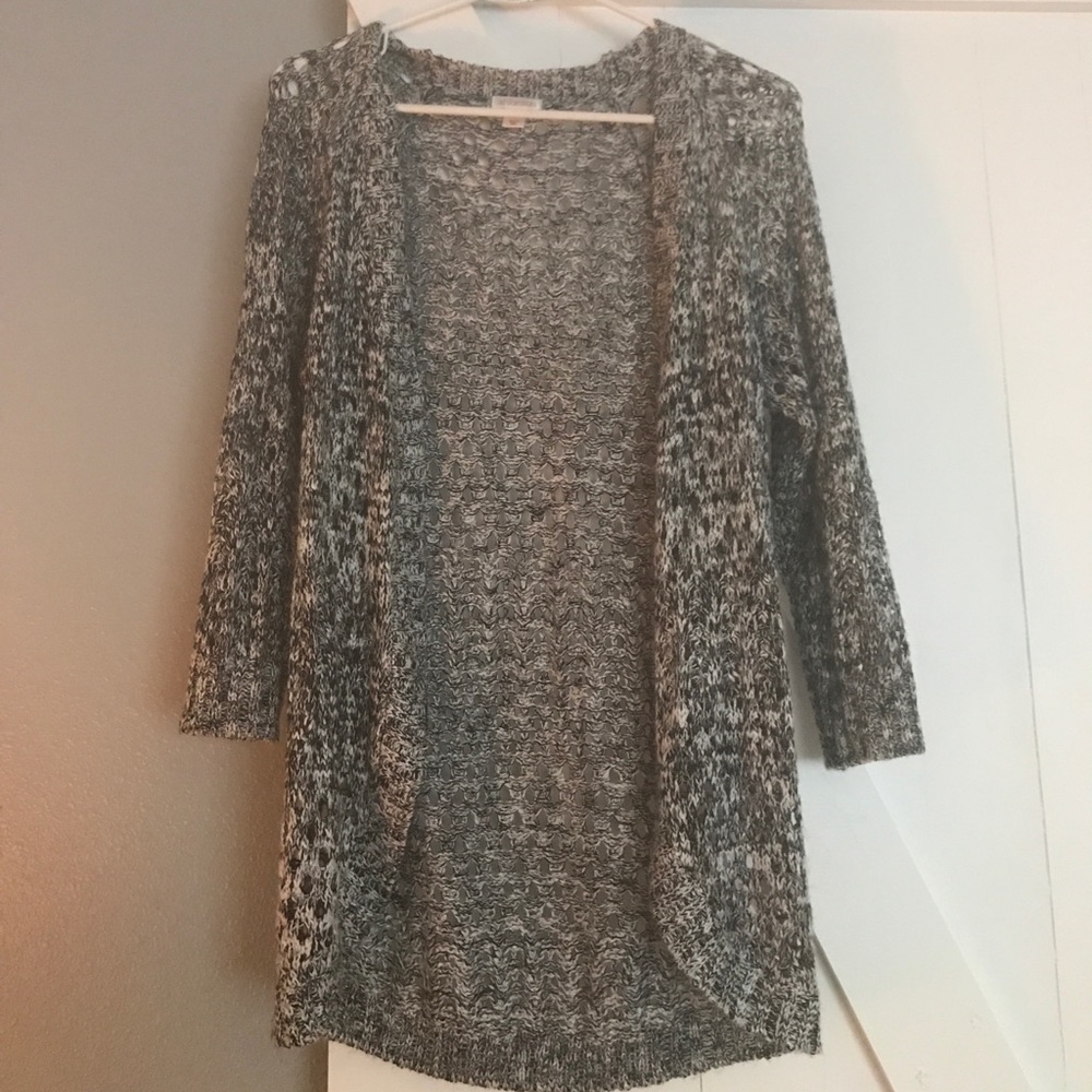Small gray cardigan