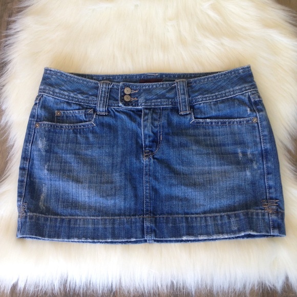 aeropostale mini jean skirt - Picture 2 of 11