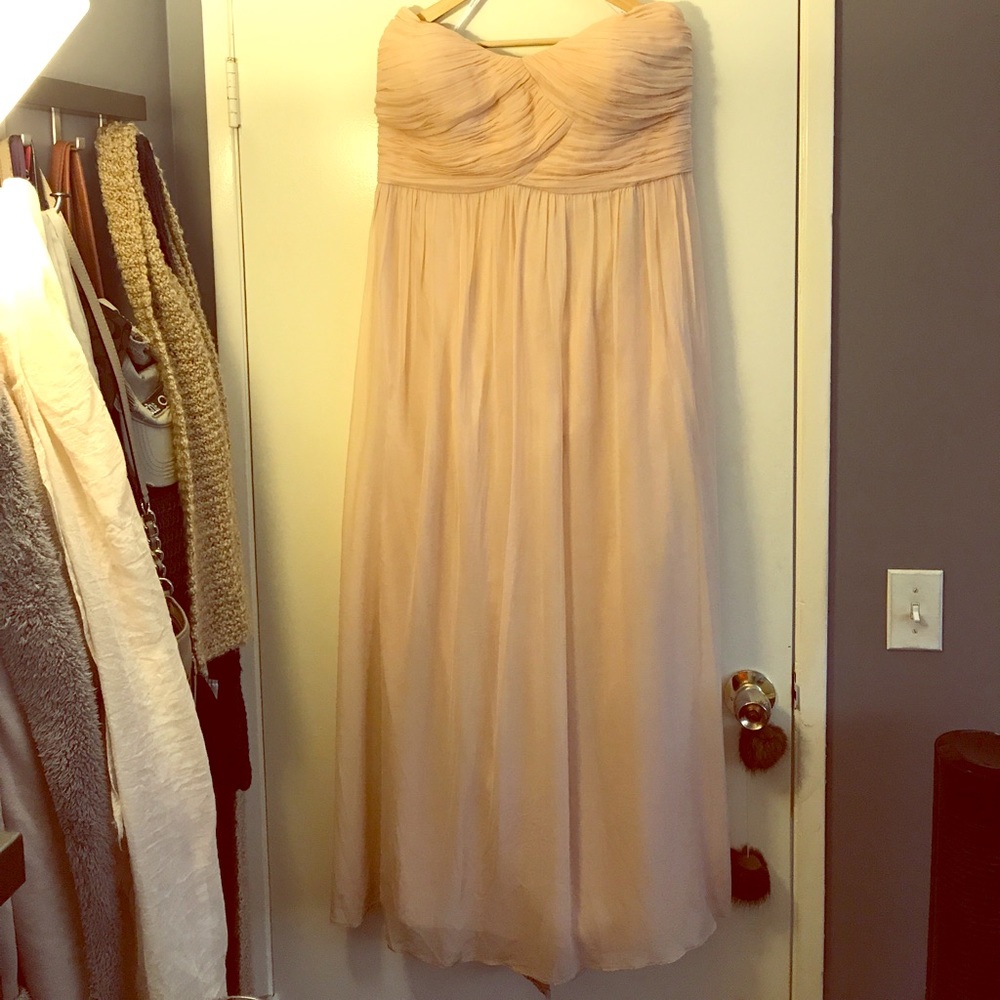 Donna Morgan Pink Bridesmaid Dress
