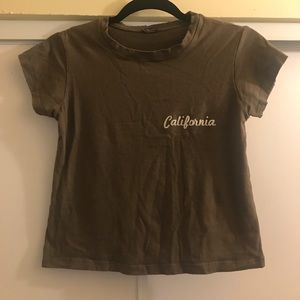 California brandy Melville crop Top