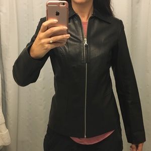 Express leather jacket