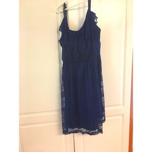 Lacy blue sundress