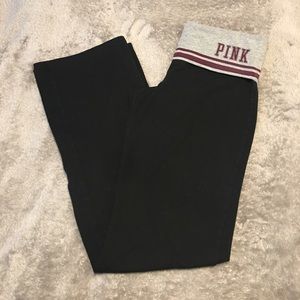 Pink yoga pants