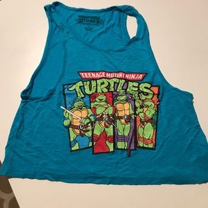 Crop top teenage mutant ninja turtles