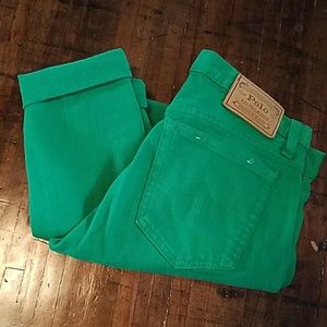 Green Polo Ralph Lauren Skinny Jeans